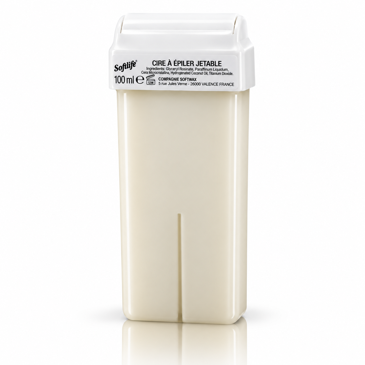 Cire cartouche blanche roll on 46mm 100ml